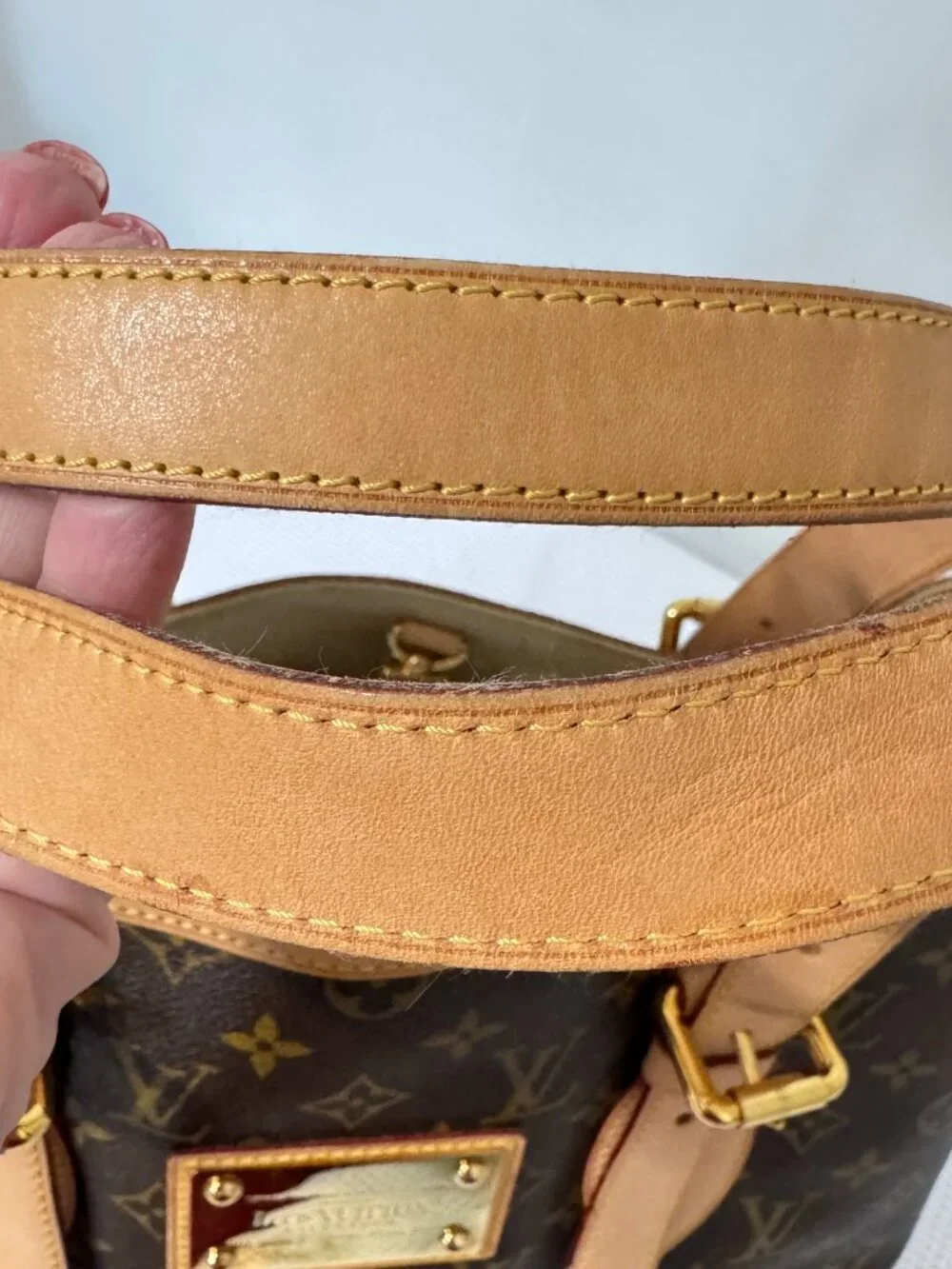 LOUIS VUITTON Authentic Monogram Hampstead GM